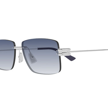 Bottega Veneta Okulary Przeciwsłoneczne BV1126S 005 Srebrny/Niebieski Męskie 3