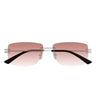 Bottega Veneta Okulary Przeciwsłoneczne BV1126S 007 Srebrny/Czerwony Męskie