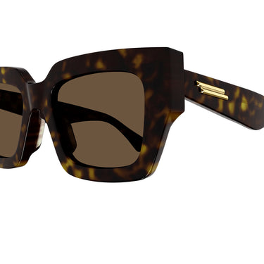 Bottega Veneta Okulary Przeciwsłoneczne BV1212S 002 Brązowy Brązowy Damskie 3