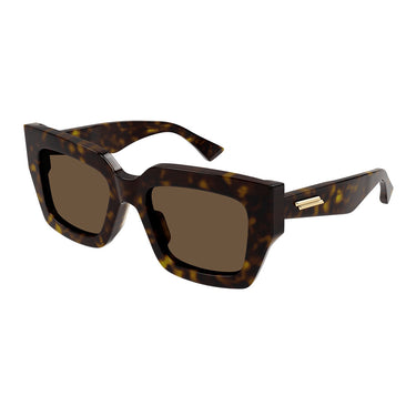 Bottega Veneta Okulary Przeciwsłoneczne BV1212S 002 Marrone Marrone Damskie 2