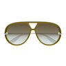 Bottega Veneta Occhiali da Sole BV1274S 006 Argento/Verde Unisex