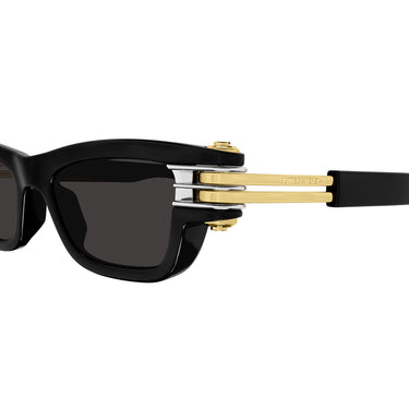 Bottega Veneta Okulary Przeciwsłoneczne BV1308S 001 Czarny/Szary Unisex 3