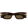 Bottega Veneta Okulary Przeciwsłoneczne BV1308S 002 Havana/Brązowe Unisex