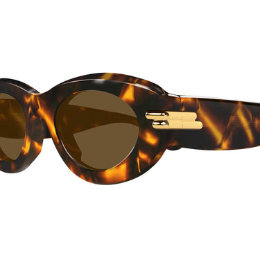 Bottega Veneta Okulary Przeciwsłoneczne BV1322S 002 Havana-Marrone Damskie 2