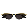 Bottega Veneta Okulary Przeciwsłoneczne BV1346S 001 Czarny/Szary Damskie