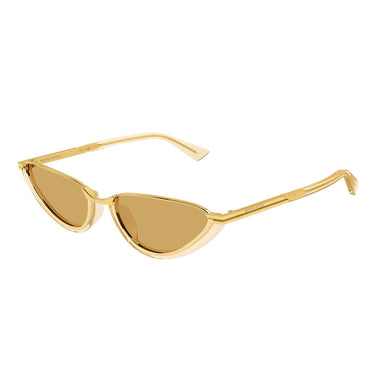 Bottega Veneta Occhiali da Sole BV1346S 003 Giallo/Marrone Donna 2