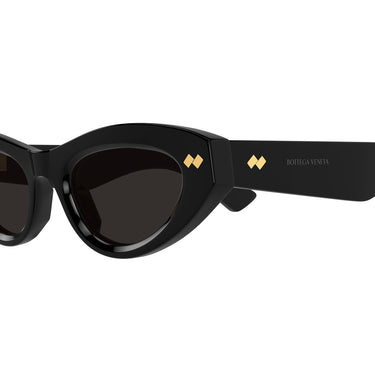 Bottega Veneta Okulary Przeciwsłoneczne BV1350S 001 Czarny/Szary Damskie 3
