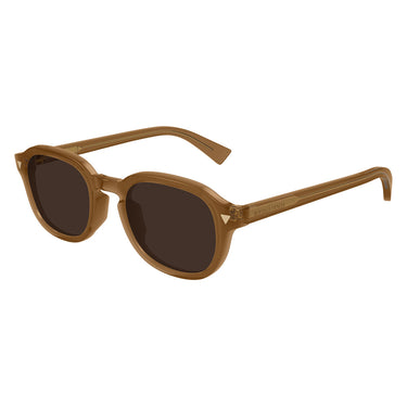 Bottega Veneta Okulary Przeciwsłoneczne BV1364S 004 Brązowy/Brązowy Męskie 2