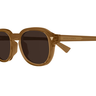 Bottega Veneta Okulary Przeciwsłoneczne BV1364S 004 Brązowy/Brązowy Męskie 3