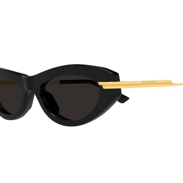 Bottega Veneta Okulary Przeciwsłoneczne BV1368S 001 Czarny/Szary Damskie 3