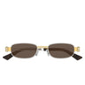 Bottega Veneta Occhiali da Sole BV1381S 001 Argento/Marrone Unisex