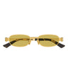 Bottega Veneta Okulary Przeciwsłoneczne BV1381S 002 Złoto/Żółty Unisex