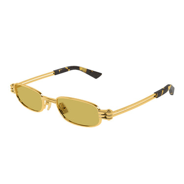 Bottega Veneta Okulary Przeciwsłoneczne BV1381S 002 Złoto/Żółty Unisex 2