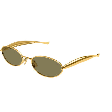 Okulary Przeciwsłoneczne Bottega Veneta BV1386S 006 Oro/Verde Unisex