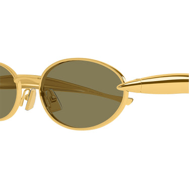 Okulary Przeciwsłoneczne Bottega Veneta BV1386S 006 Oro/Verde Unisex