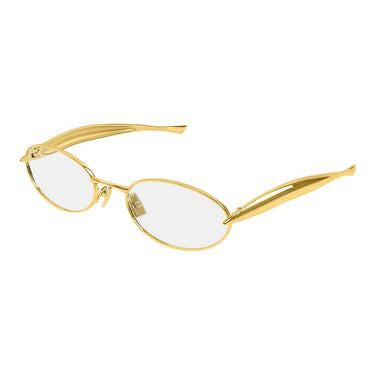 Bottega Veneta Occhiali da Sole BV1386S 008 Oro/Trasparente Unisex 2