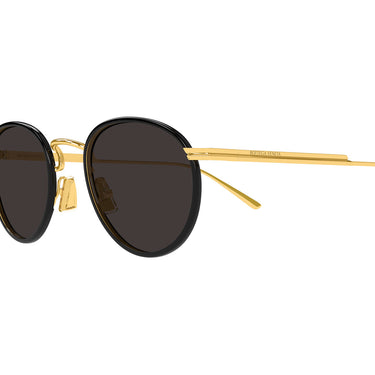 Bottega Veneta Okulary Przeciwsłoneczne BV1389S 001 Złoto/Czarny Męskie 3