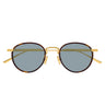 Bottega Veneta Okulary Przeciwsłoneczne BV1389S 002 Złoto/Niebieski Męskie