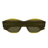 Bottega Veneta Okulary Przeciwsłoneczne BV1408S 003 Zielony Zielony Damskie
