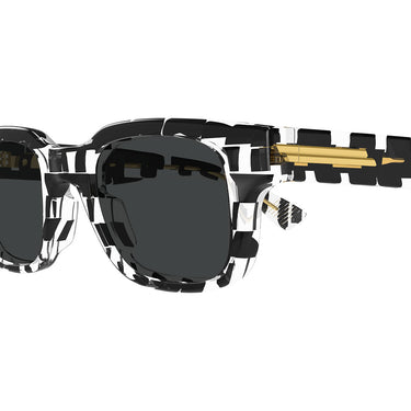 Bottega Veneta Okulary Przeciwsłoneczne BV1411S 004 Czarny/Szary Męskie 3