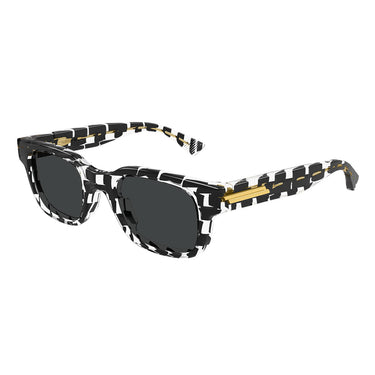 Bottega Veneta Okulary Przeciwsłoneczne BV1411S 004 Czarny/Szary Męskie 1