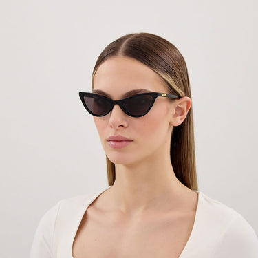 Bottega Veneta Okulary Przeciwsłoneczne BV1414S 001 Nero Grigio Donna 4