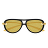 Bottega Veneta Okulary Przeciwsłoneczne BV1418S 001 Złoto/Żółty Damskie
