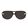 Bottega Veneta Okulary Przeciwsłoneczne BV1418S 002 Srebrny/Brązowy Damskie