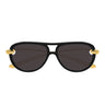 Bottega Veneta Okulary Przeciwsłoneczne BV1418S 005 Złoto Czarny Damskie