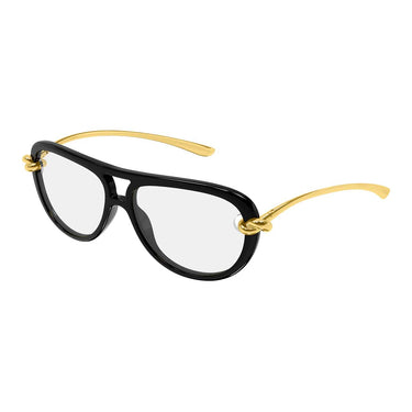Bottega Veneta Occhiali da Sole BV1418S 006 Oro/Trasparente Donna 2