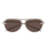Bottega Veneta Occhiali da Sole BV1418S 008 Argento/Marrone Donna