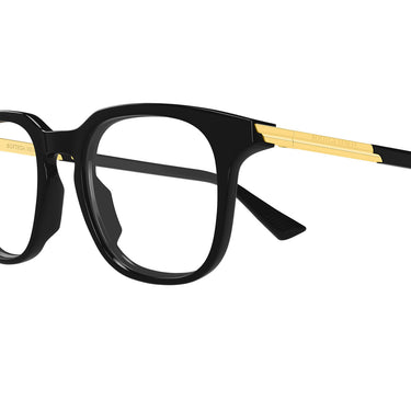 Bottega Veneta Okulary Przeciwsłoneczne BV1429S 001 Czarny Przezroczysty Z Klipsem Męskie  3