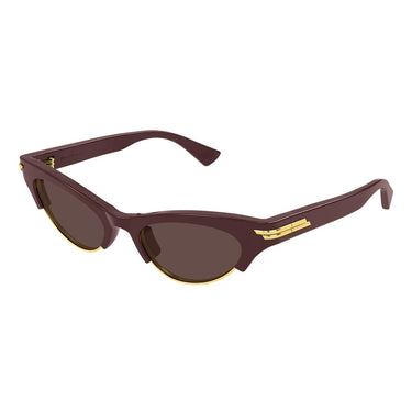 Bottega Veneta Occhiali da Sole BV1431S 004 Burgundy/Marrone Donna 2