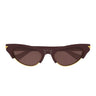 Bottega Veneta Occhiali da Sole BV1431S 004 Burgundy/Marrone Donna
