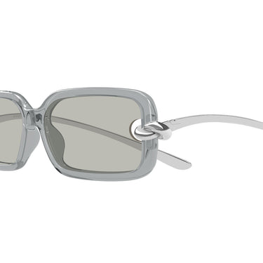 Bottega Veneta Occhiali da Sole BV1439S 004 Argento Grigio Donna 3