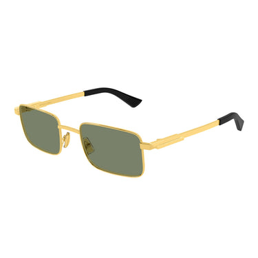 Bottega Veneta Occhiali da Sole BV1469S 004 Oro Verde Unisex 2