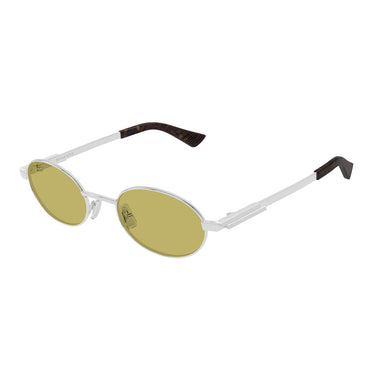 Bottega Veneta Occhiali da Sole BV1470S 003 Argento Giallo Unisex 2
