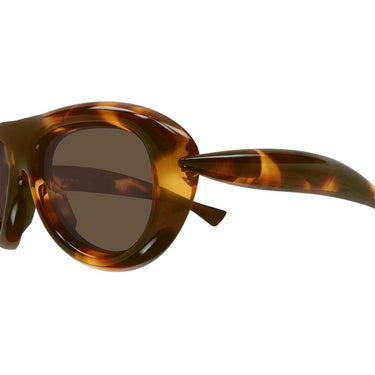 Bottega Veneta Occhiali da Sole BV1483S 002 Marrone/Marrone Unisex 3