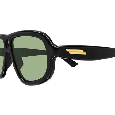 Bottega Veneta Occhiali da Sole BV1494S 003 Nero/Verde Unisex 3
