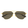 Bottega Veneta Occhiali da Sole BV1508S 003 Oro/Marrone Unisex