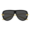 Bottega Veneta Occhiali da Sole BV1513S 001 Nero Oro/Grigio Unisex