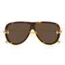 Bottega Veneta Occhiali da Sole BV1513S 002 Marrone Oro/Marrone Unisex