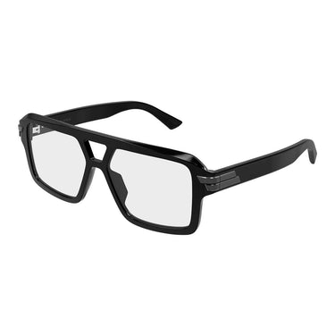 Bottega Veneta Occhiali da Vista BV1491O 001 Nero/Trasparente Unisex 2