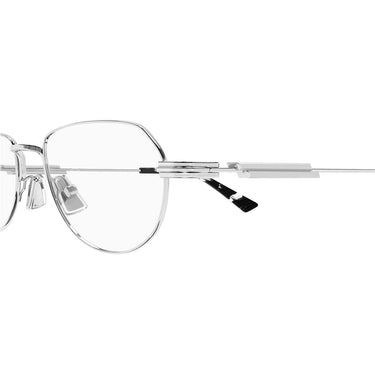 Bottega Veneta Occhiali da Vista BV1510O 003 Argento/Trasparente Unisex 3