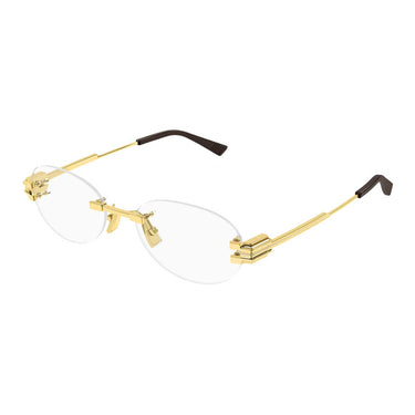 Bottega Veneta Occhiali da Vista BV1512O 001 Oro/Trasparente Unisex 2