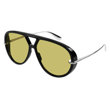 Bottega Veneta Okulary Przeciwsłoneczne BV1274S 002 Czarny/Żółty Unisex 2