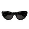 Bottega Veneta Okulary Przeciwsłoneczne BV1282S 001 Czarny/Szary Damskie