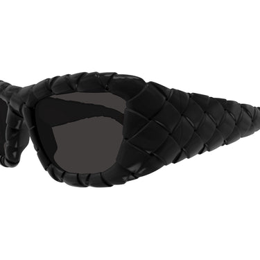 Bottega Veneta Okulary Przeciwsłoneczne BV1303S 001 Czarny/Szary Damskie 3