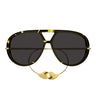 Bottega Veneta Okulary Przeciwsłoneczne BV1273S 005 Drop Aviator Havana/Grigio Scuro Unisex