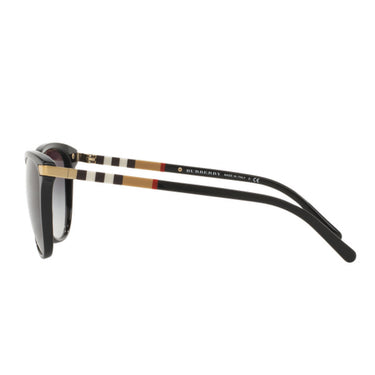 Burberry Okulary Przeciwsłoneczne BE4216 30018G Czarny/Ciemnoszary Damskie 3